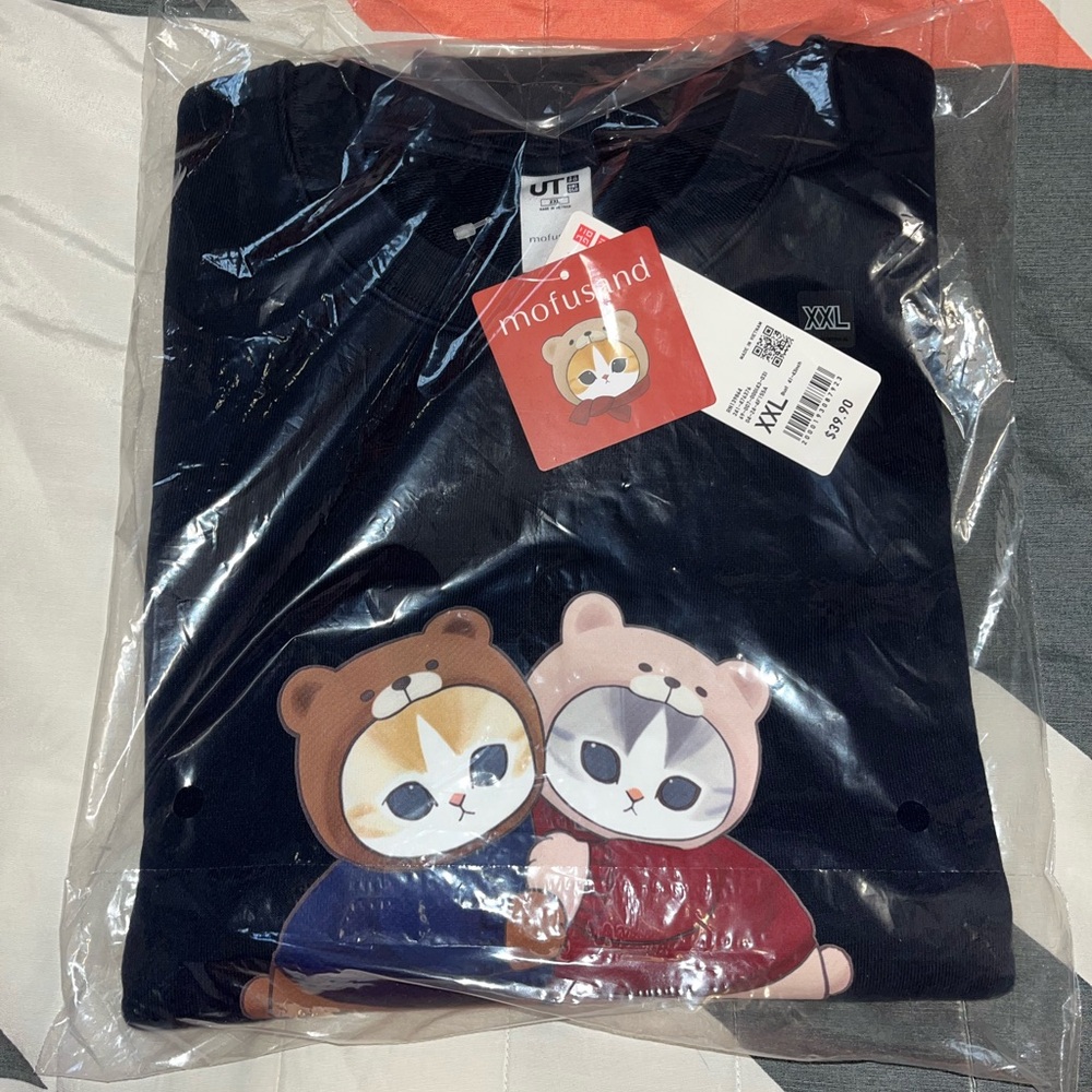 Uniqlo x Mofusand Navy Pullover Sweater XXL